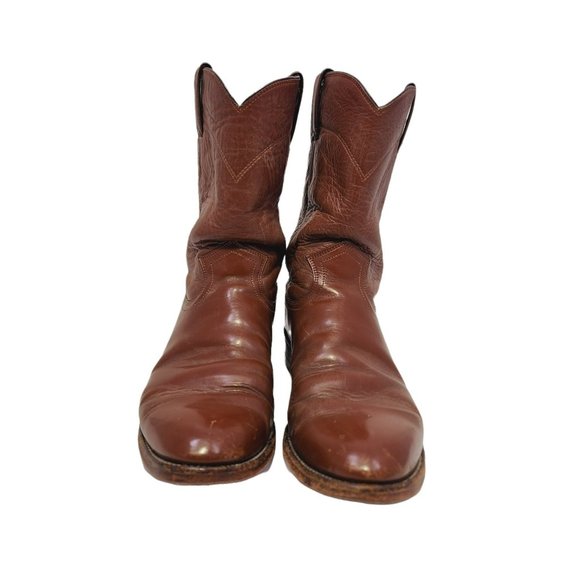 Justin Boots Roper Cowboy Boots Men's Size 8.5 - Picture 2 of 12